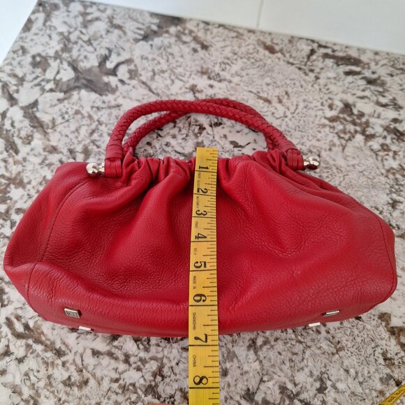 Elliott Lucca red  leather tote bag - Picture 11 of 11